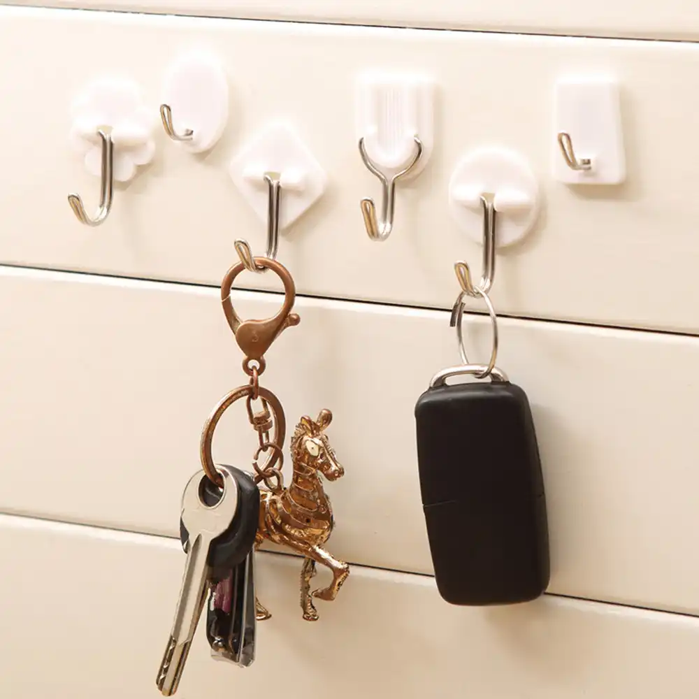 Detail Feedback Questions About Hooks 6pcs Strong Adhesive Hook Wall Aliexpress