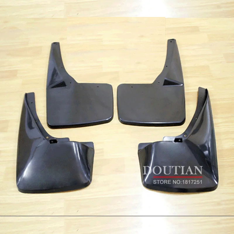 

DOUTIAN 4 Pcs Kit ABS Black Mud Flaps Splash Guards Mudguard Mudflaps Fenders For Escalade Car Accessories 2007 2014