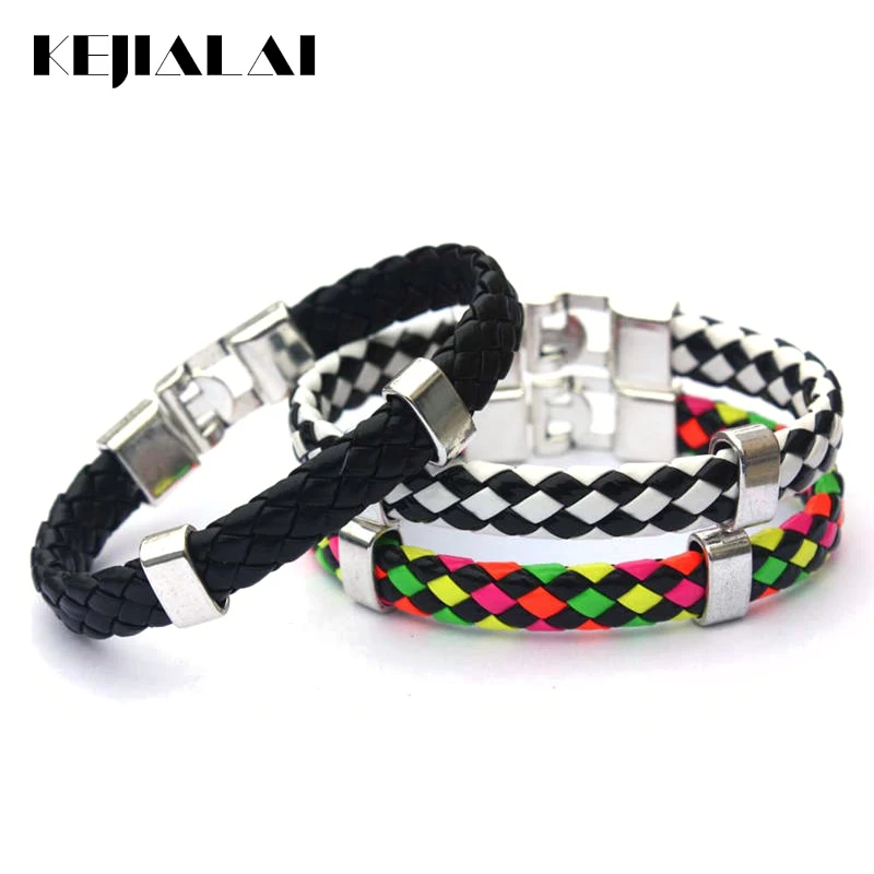 Kejialai Personality Woven Flat Leather Cord Bracelet Hemp Rope Women Universal Chain Handmade KJL087 | Украшения и аксессуары