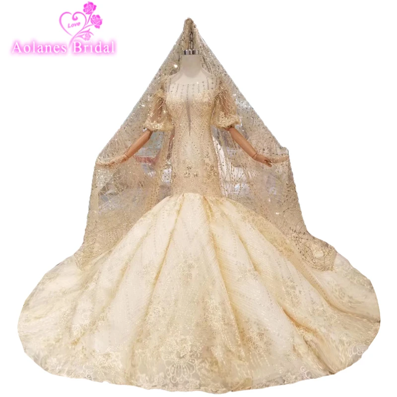 gold mermaid gown