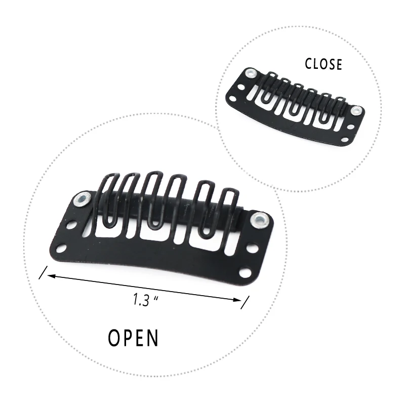 Clip In Extensions Ombre Long Straight Hair Pieces for Women Wedding Bridal 20'' Synthetic Clip-in Extension One Piece 20pcs/lot