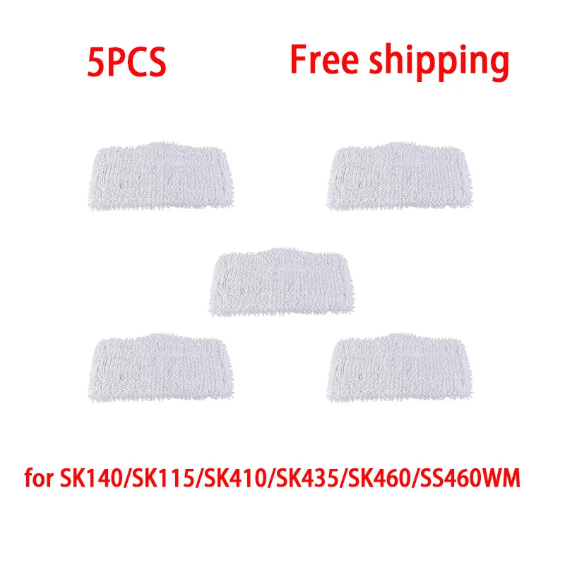 5PCS Microfiber Steam Mop cloths for Shark SK140/SK115/SK410/SK435/SK460/SS460WM Series Cleaner Parts | Бытовая техника