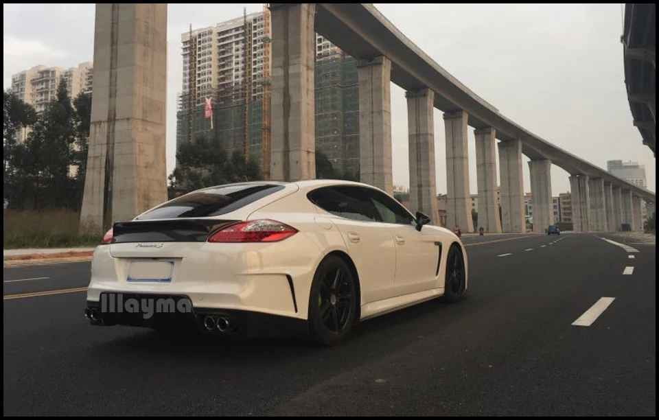 Vorsteinernr стильный задний спойлер багажника из углеродного волокна для Porsche Panamera 4 S 3.6L 2009-2013 года Turbo 4,8 T GTS автомобильный спойлер крыло