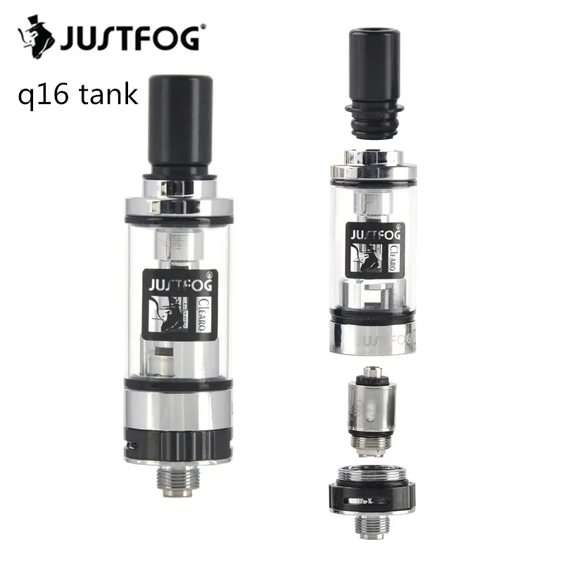 

10pcs JUSTFOG Q16 Atomizer Clearomizer 2ml Capacity Tank for JUSTFOG Q16 Kit With 1.6ohm Coil Head Electronic Cigarette Atomizer