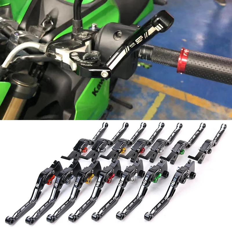

For Kawasaki Z125 Motorcycle Accessories CNC Aluminum Alloy Adjustable Folding Extendable Brake Motorbike Clutch Levers 17 2018