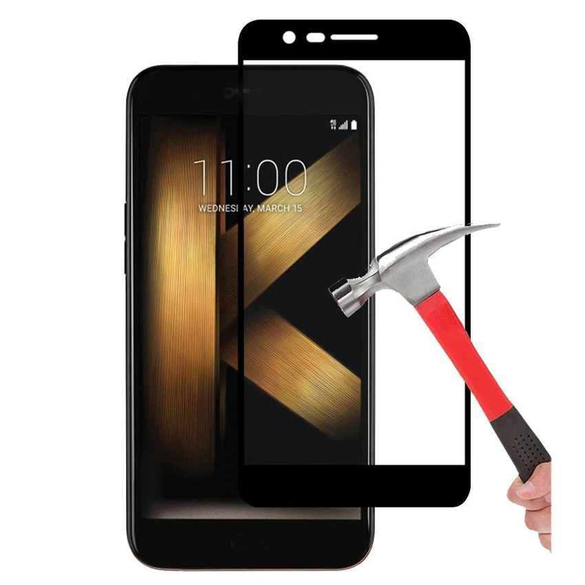 Закаленное стекло с полным покрытием для LG K11 Plus 2 шт. защита экрана защитная