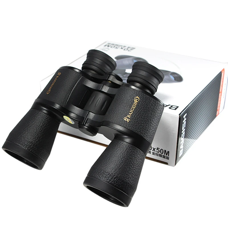 BAIGISH 20X50 Binoculars Telescope High Definition Portable Glimmering Night Vision Hunting Embroider Monoculars Field-glasses