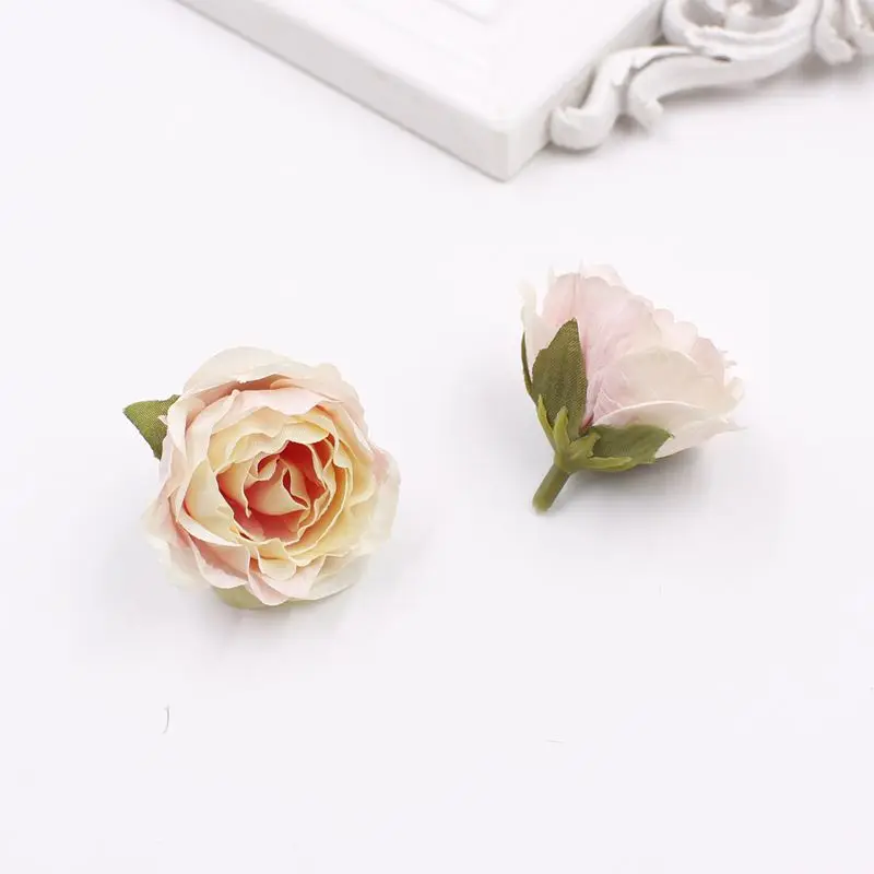 10 pieces 4.5cm Peony flower head silk Artificial Flowers For Wedding Decoration DIY Decorative Wreath Fake Flowers 10 pieces 4.5cm Peony flower head silk Artificial Flowers For Wedding Decoration DIY Decorative Wreath Fake Flowers