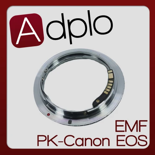 Built-in EMF AF confirmar Pentax K PK Lente Adaptador Canon EOS 70D 7D II 5D III 