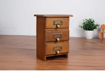 

1PC Zakka grocery vintage wooden cabinet old solid wood orage box hot selling 15x9.5x20.5cm J0949