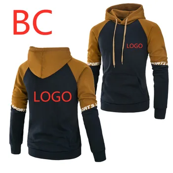 

BC For Men's Cool Streetwear Hip Hop Patchwork Long Sleeve Hoodie 2018 Men's Hoodie High Quality Plus Size Sweatshirts