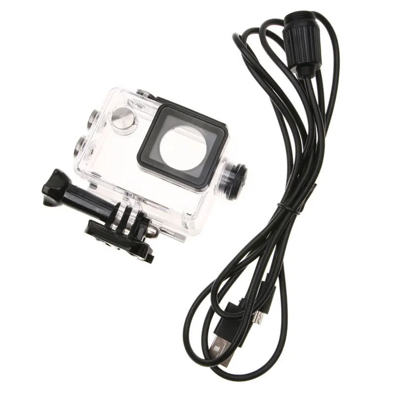 Waterproof Housing Case Motorcycle Charger for SJ4000 WiFi SJ9000 Sj7000/6000 F60 F68 W8 W9 H9 EKEN H9/H9R C30/C30R Accessories camera case