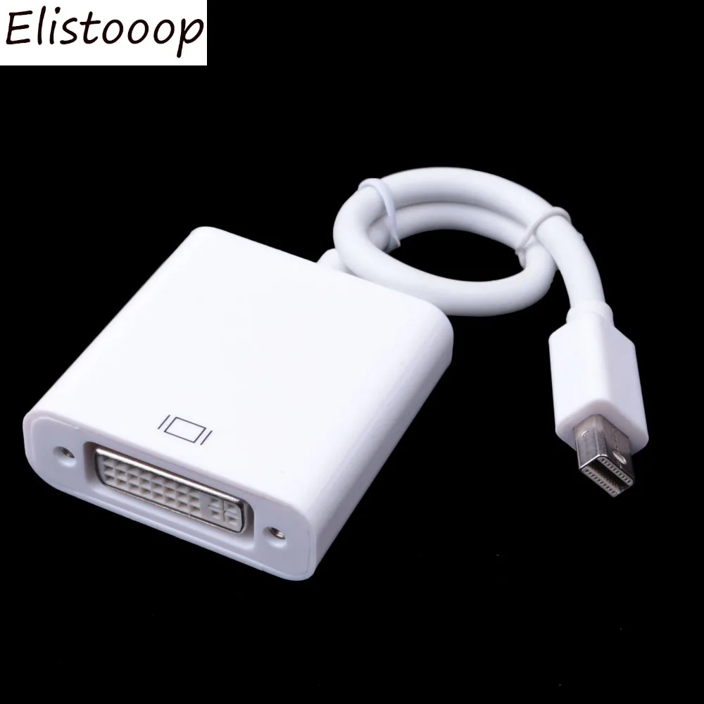 Адаптер Mini DP DVI Thunderbolt DispayPort конвертер Male Female с поддержкой 1080P для мониторов