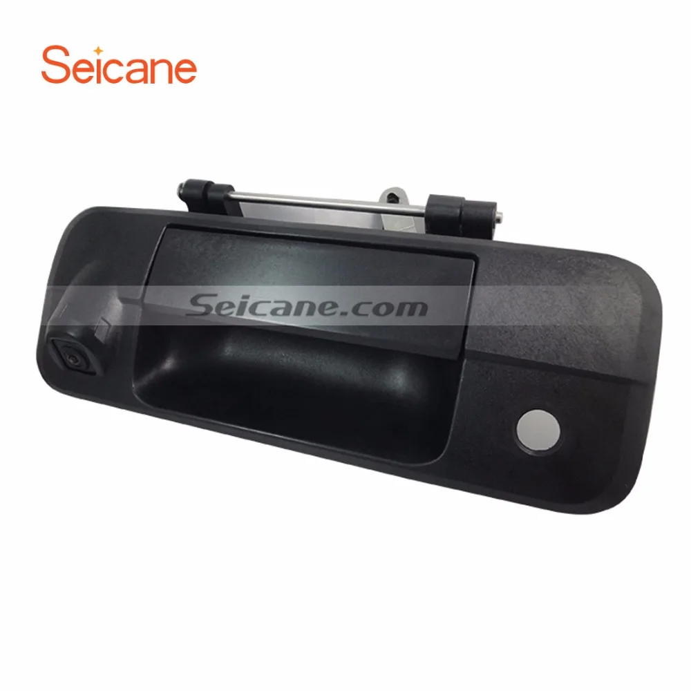 

Seicane CCD 600 TVL Hidden Car Cam For 2007-2015 TOYOTA Tundra Tacoma Backup Camera with Black Tailgate Waterproof Night Vision