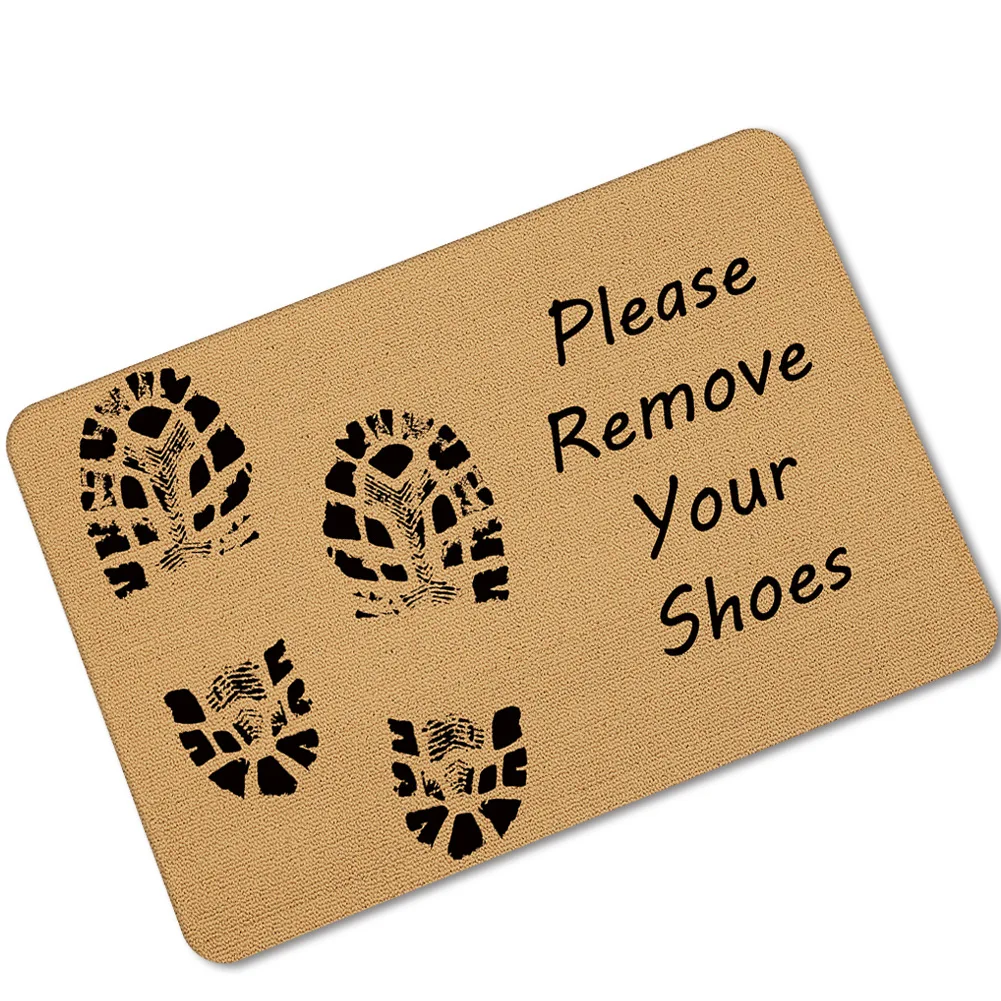 

Remove Your Shoes Anti Slip Doormats Door Entry Front Door Mats Outdoor Entrance Indoor Welcome Home Funny Tapis De Cuisin
