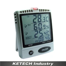 Az-87797 wbgt SD карты регистратор влажность Температура метр