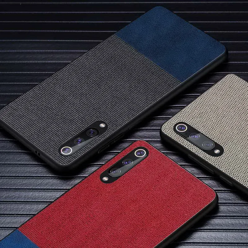 Тканевый чехол для Xiaomi Mi Note 10 Lite 9T 10T Pro A3 A2 тканевая задняя крышка Redmi 9S 9 8T 8 7 9A 9C