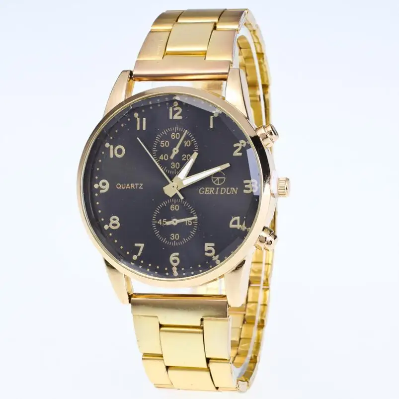 Мужские деловые часы, золотые роскошные часы с циферблатом, уникальные модные повседневные кварцевые мужские часы, подарок, мужские часы# C