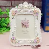 6inch 7inch Picture Frame European Style Resin Rose Flower Photo Frame Oval Rectangle Shape Frames for Wedding Gifts Home Decor ► Photo 3/6