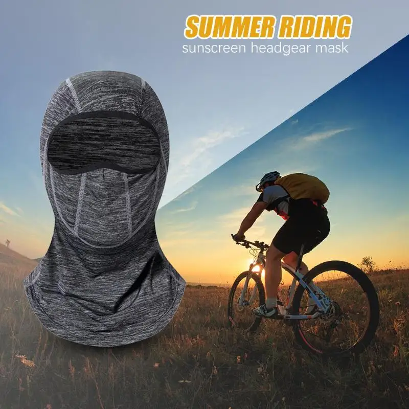 Ice Fabric Cycling Face Mask Anti-UV Sunshade Riding Headgear Bike Bandana Sport Outdoor Camping Hiking Face mask