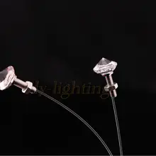 Для украшения оптоволоконных световых концевых чашек хрустальные шляпы фрагмент 50 шт. Концевая мощность 0,5 мм-2,5 мм волоконно-оптический свет фитинг