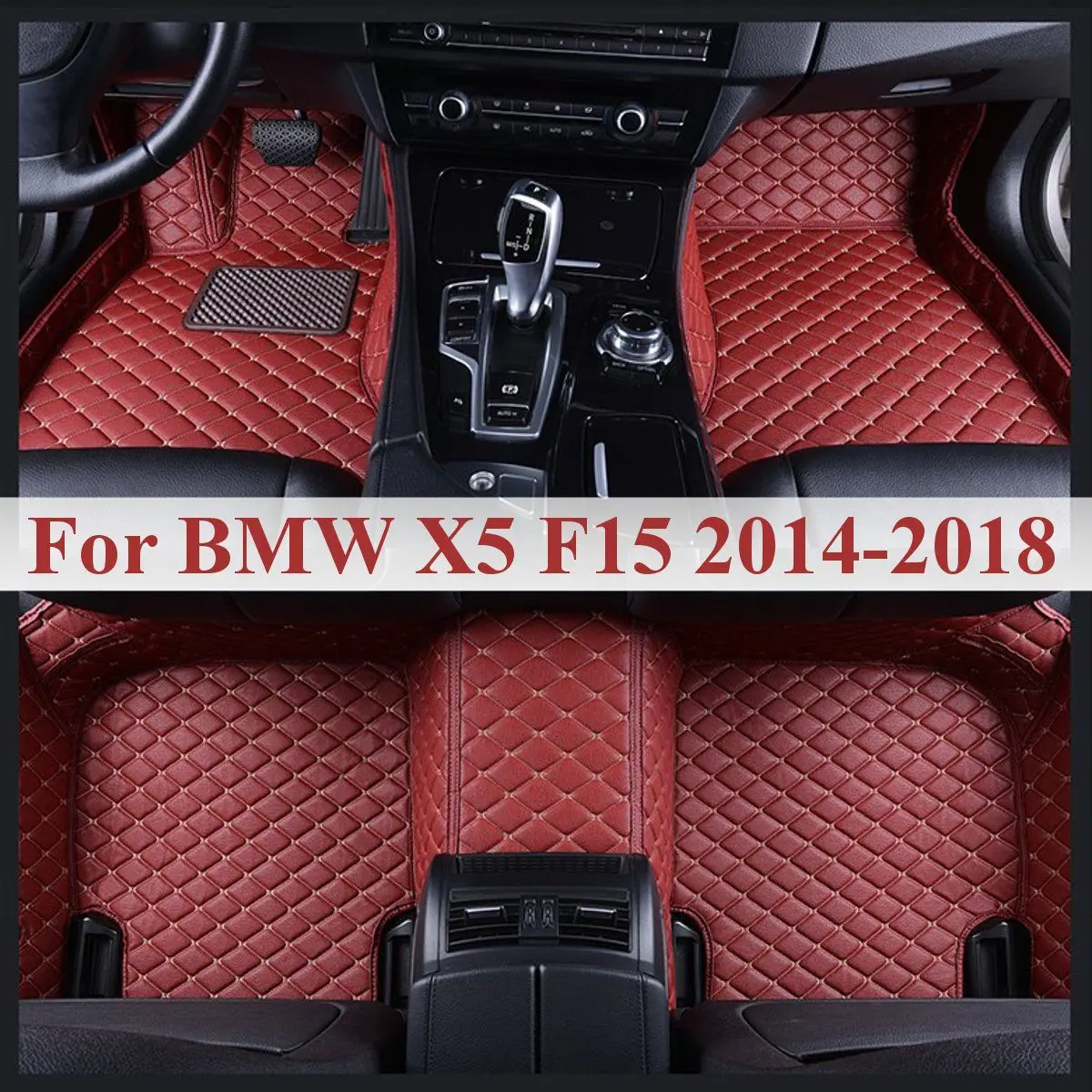 5 сиденье flash Mat кожаные автомобильные коврики для BMW X5 F15- Авто накладки на ножках не оставят автомобильный коврик крышка Водонепроницаемый