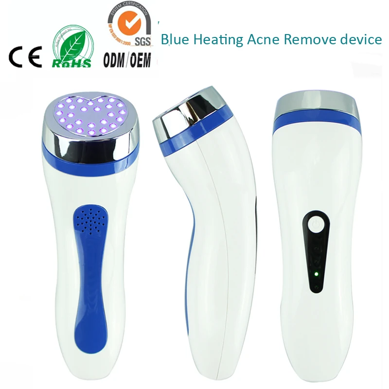

Blue IPL Heating Led Light Photon Therapy Anti Acne Treatment Blackhead Scar Mark Removal Skin Care Face Firming Lifting Machine