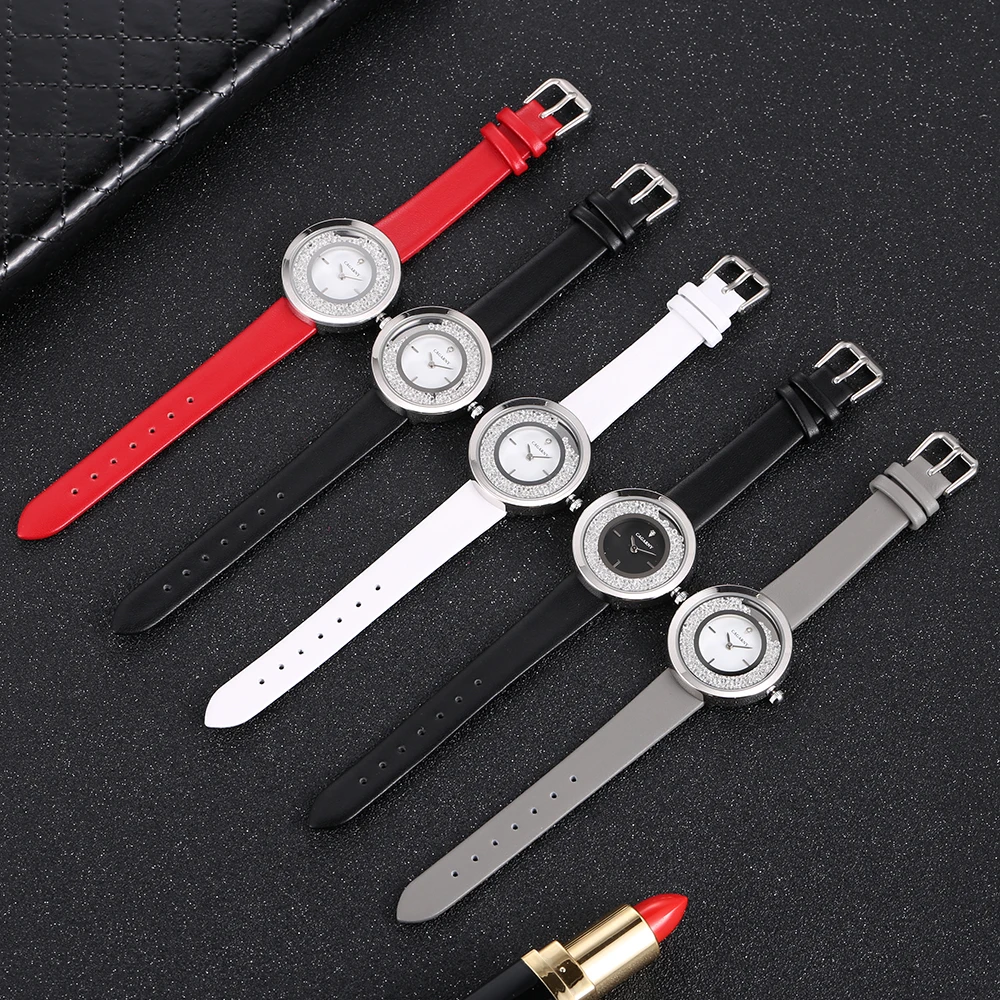 Super Slim Sliver case vogue leather strap Watches Women Top Brand Luxury Casual Clock Ladies Wrist Watch Lady Relogio Feminino (10)