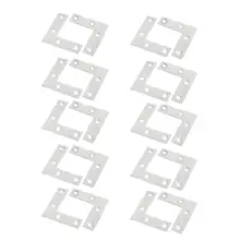 20x Нержавеющая сталь без каблука угловая скобка Таблички ремонт Brace серебро