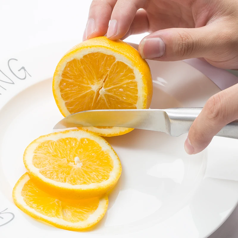 3.5inch Paring Knives Stainless Steel Kitchen Knife Slicing Fruit Vegetable Knives Curved Blade Carving knife Kitchen accessorie
