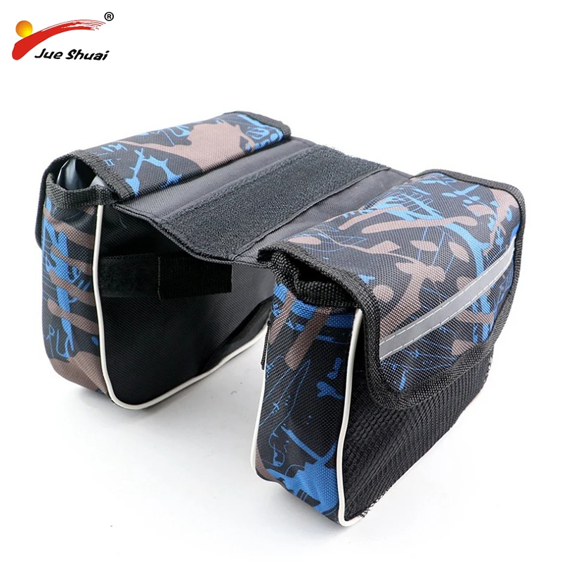 Excellent Bike Bag with Lid Cycling Frame Trunk Bag Multifunction Double Side for MTB Road Bicycle iphone samsung Holder Pannier Bicicleta 2