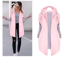 2018 Larger Size Women Irregular Hem Tie Collar Sweatshirt Casual Knitted Patchwork Female Zip-up Coat Fashion Outwear Plus size 2018 Larger Size Women Irregular Hem Tie Collar Sweatshirt Casual Knitted Patchwork Female Zip-up Coat Fashion Outwear Plus size
