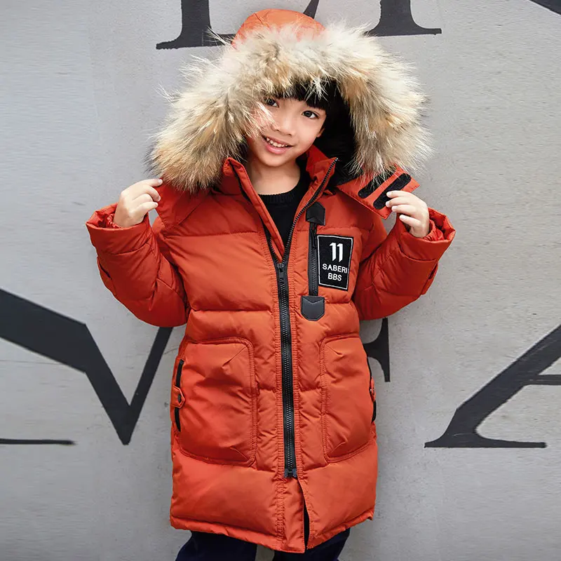 Pionee Camp/ г. Новое зимнее пальто для мальчиков, куртка для девочек и мальчиков, зимние пальто, куртки Детское пальто с мехом