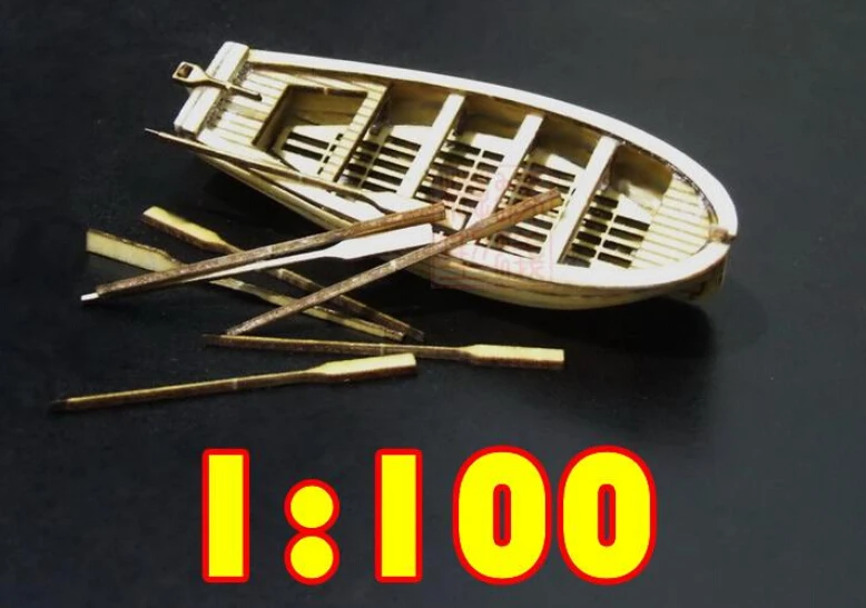 2 компл./Лот Бесплатная доставка Масштаб 1/100 Halcon1840 мини спасательная лодка
