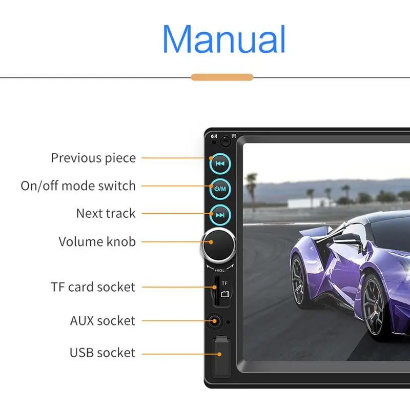 7 INCH Multi Functional Three Screen Synchronous Car MP5 MP4 MP3 Player Card Radio Bluetooth For Android IOS 7 INCH Multi Functional Three Screen Synchronous Car MP5 MP4 MP3 Player Card Radio Bluetooth For Android IOS
