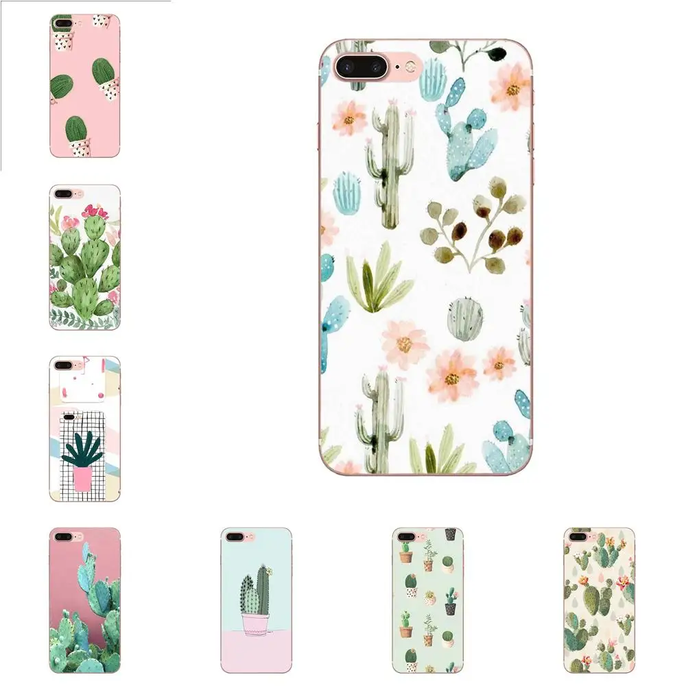 

Diy Drawing TPU Watercolour Cactus Ultrathin For Sony Xperia Z Z1 Z2 Z3 Z4 Z5 compact Mini M2 M4 M5 T3 E3 E5 XA XA1 XZ Premium