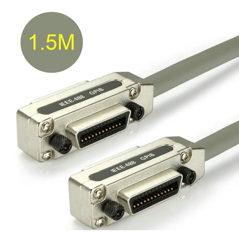 

IEEE-488 GPIB Cable 1.5M Aluminum Nickel Plated Shells 150cm