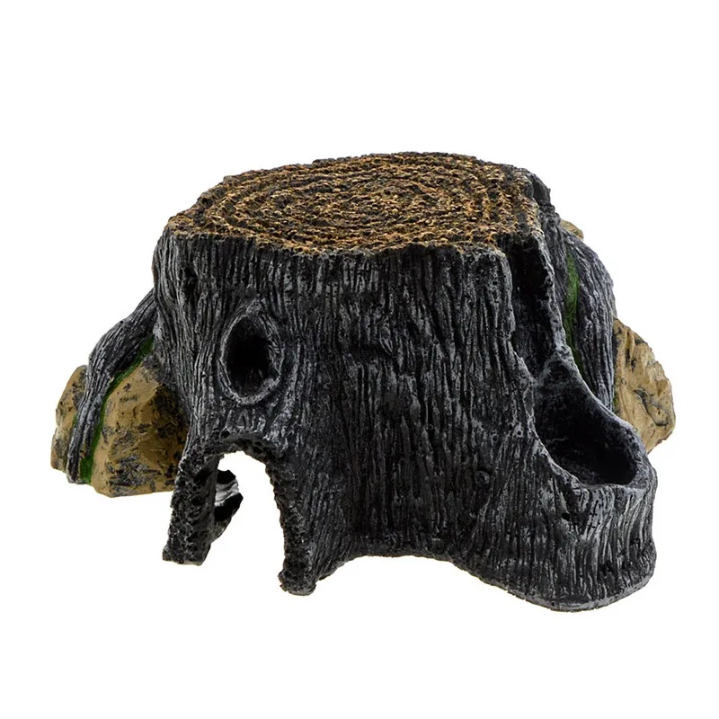 

Saim Turtle Ramp Climb Wooden Piers Resin Root Turtle Platform Hideout Landscape Decor Habitat Ornament for Aquarium Fish Tank