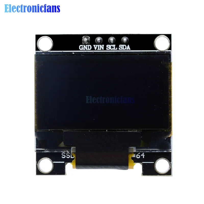 0,96 ''0,96 дюймов синий O светодиодный Светодиодный Дисплей модуль I2C IIC Серийный 128X64 128*64 контроллер драйвер платы совместимы для Arduino STM32