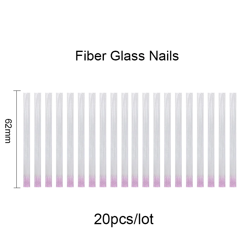 Розалинд ногти волокна Стекло набор для наращивания ногтей акриловое волокно 10/20 шт./лот шелк для нейл-арта, специальные соски клипсы волокна Гель-лак