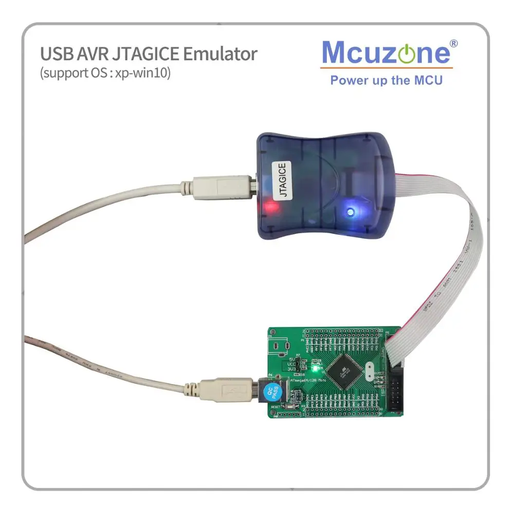 USB AVR JTAG эмулятор льда бесплатно ATMEGA16 мини печатная плата(1 шт. в заказе) JTAGICE mega169 mega128 mega64 atmega32a