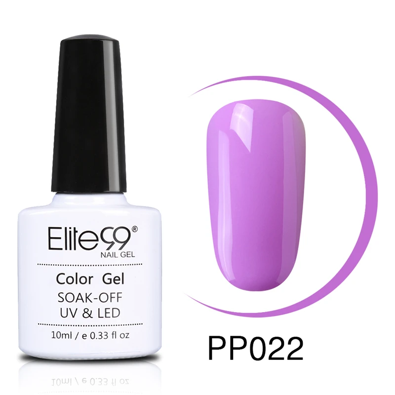 Elite99 гель-лаки фиолетовый синий цвет набор гель-лаков для ногтей замачивается наращивание ногтей УФ и светодиодный светильник для маникюра дизайн ногтей - Цвет: PP022