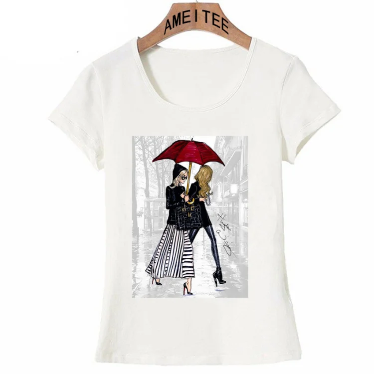 Eller enten Sway læsning Paris Black Printing Girl Shirt Summer Fashion Women T Shirt Novelty Casual  Tops Hipster Cool Ladies Tee - T-shirts - AliExpress