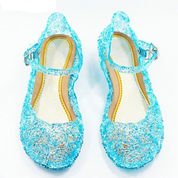 

Baby shoes girls dancing sandals anna&elsa Kids baby shoes elsa princess and cosplay shoes party and Comfortable free shipping