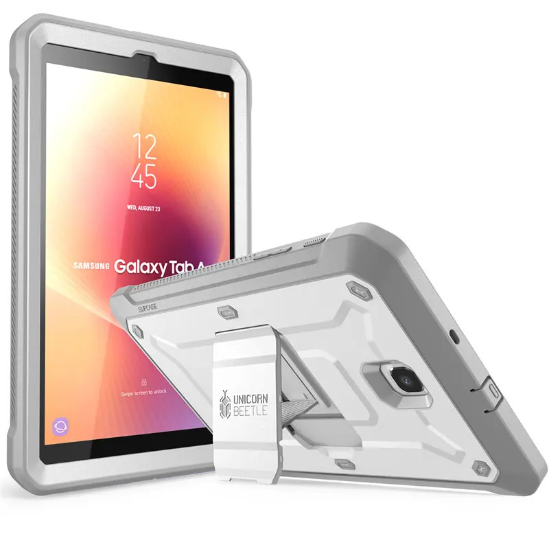 White SUP чехол для samsung Galaxy Tab A чехол 8," Release UB Pro Чехол со встроенным защитным экраном и подставкой - Цвет: White