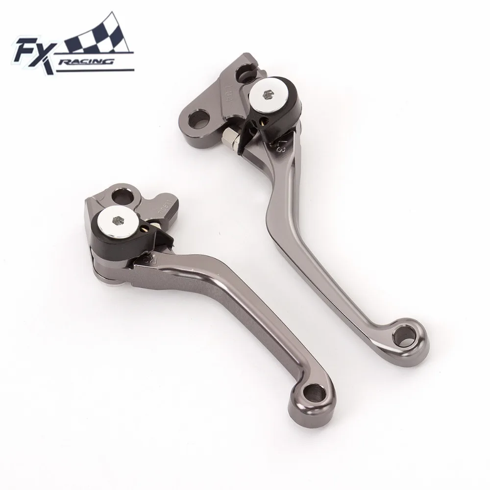Titanium/Gray For CNC Aluminum Foldable Motocross Dirt Pit Bike Pitbike