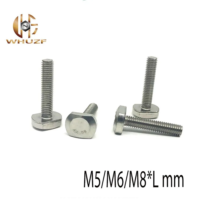 Болты с Т образной головкой M5/M6/M8 GB37 T Shapep Style винты из нержавеющей стали 304|Дверные