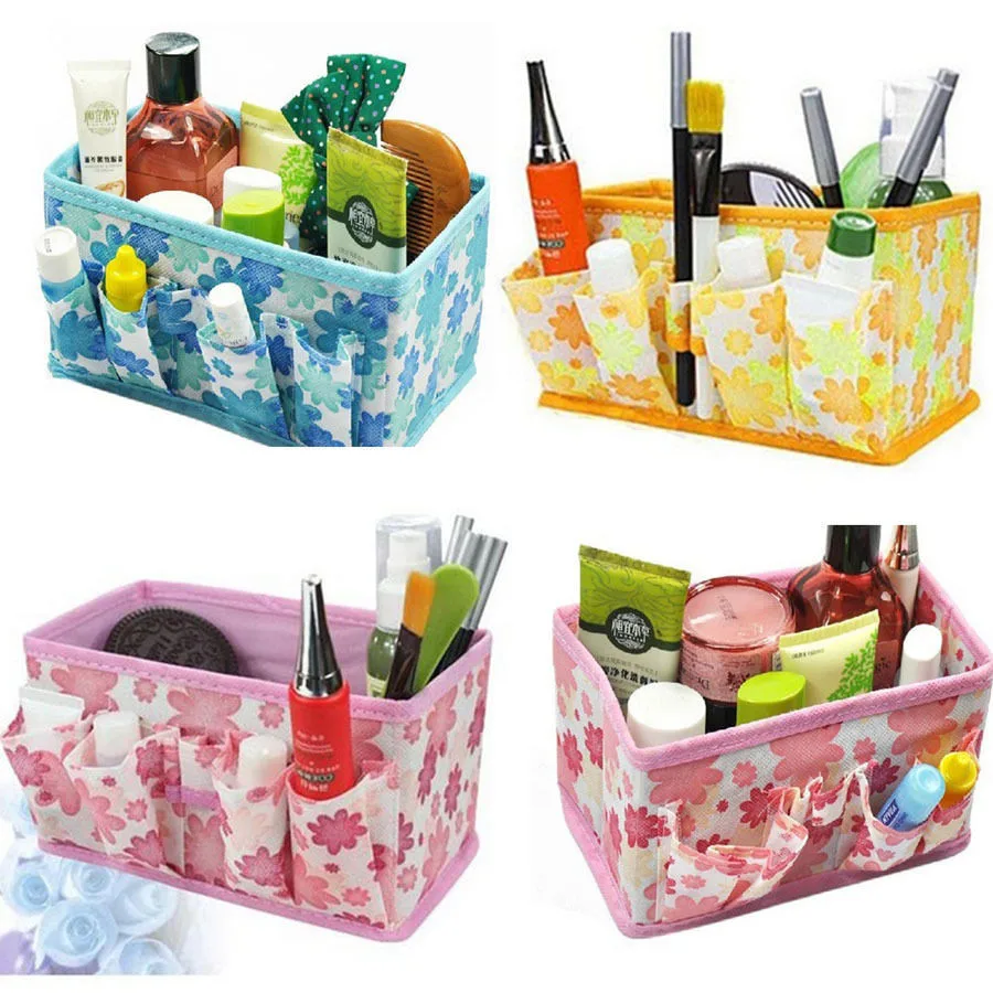 Multifunction Folding Make Up Cosmetic Storage Box Organizer Container