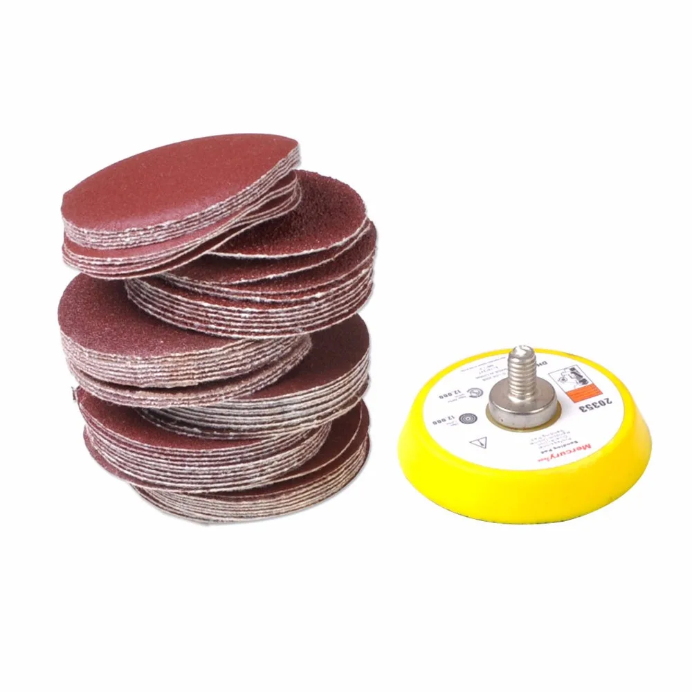 Buy ZFE 60Pcs 2" (50mm) Mix Grit Sander Disc Sanding