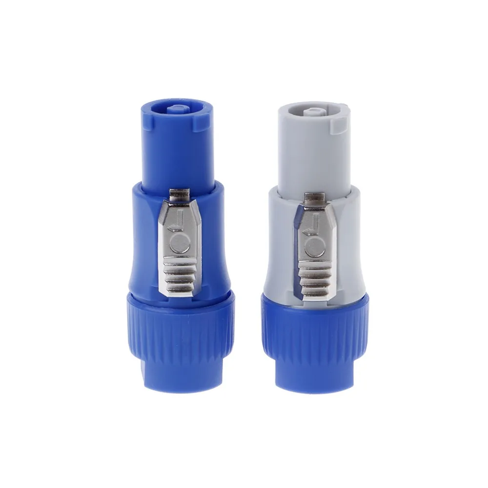 

Stage Light LED Power Cable NAC3FCA NAC3FCB Male Socket Plug Panel Connector Adapter 3 Pin Blue/Grey